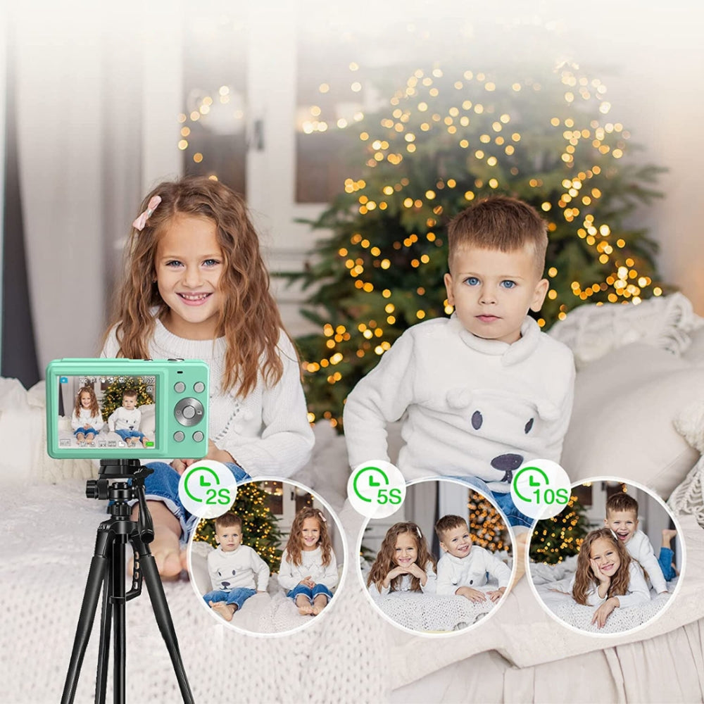 Kompakt Genopladeligt 44MP 1080P Vlogging Kamera 16X Zoom