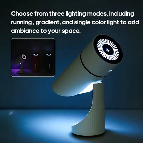 Aerolite Seyahat İçin LED Işıklı Şarjlı Ultrasonik Nemlendirici