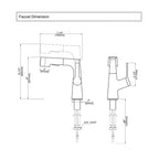 Tavero | シングルホール スイベル プルアウト 蛇口 | Petprovac