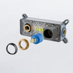 LumaLine 隠し壁取り付けシンク蛇口、ワンハンドル