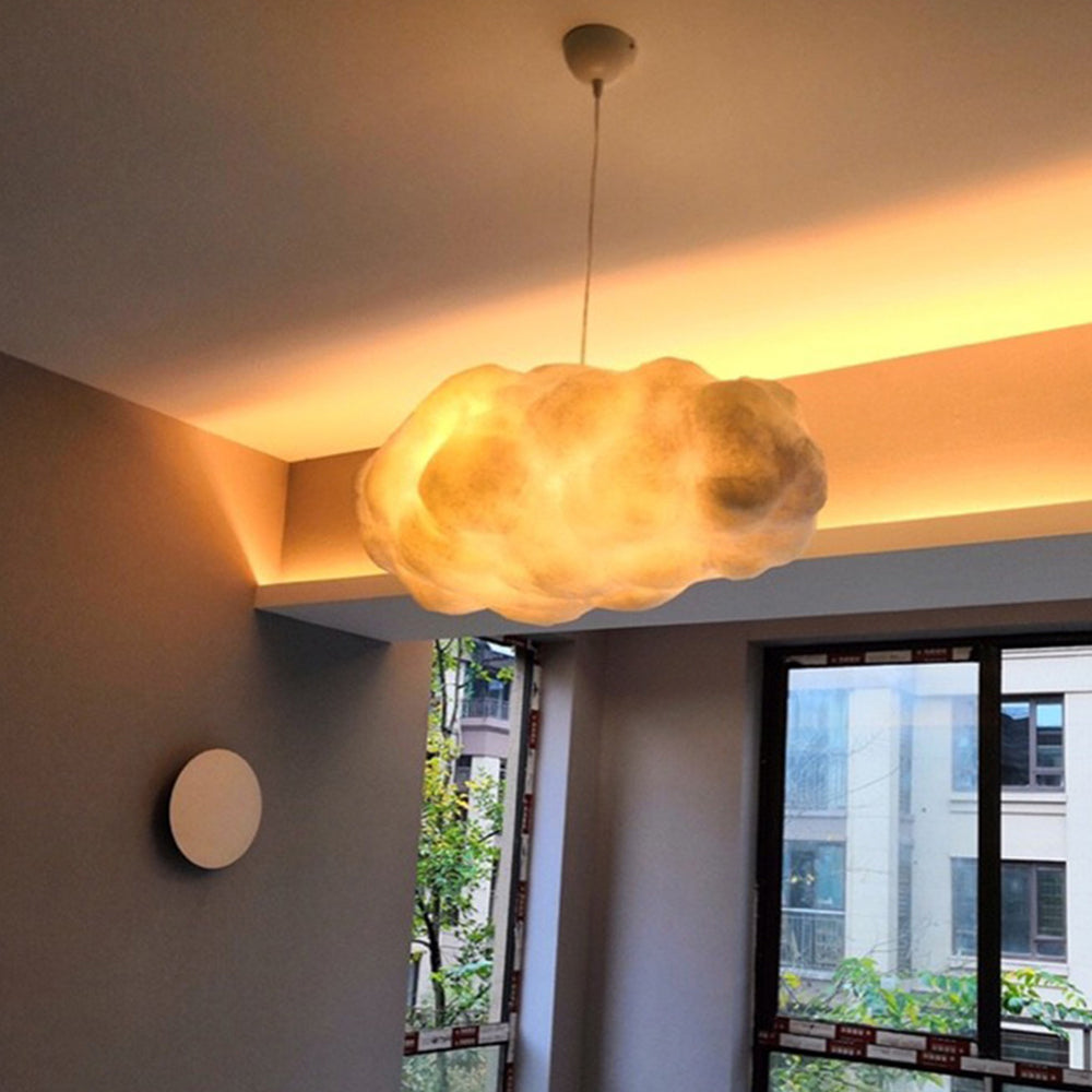 LumaCloud Hanglamp in Wolkvorm voor Gezellige Kamers Wit