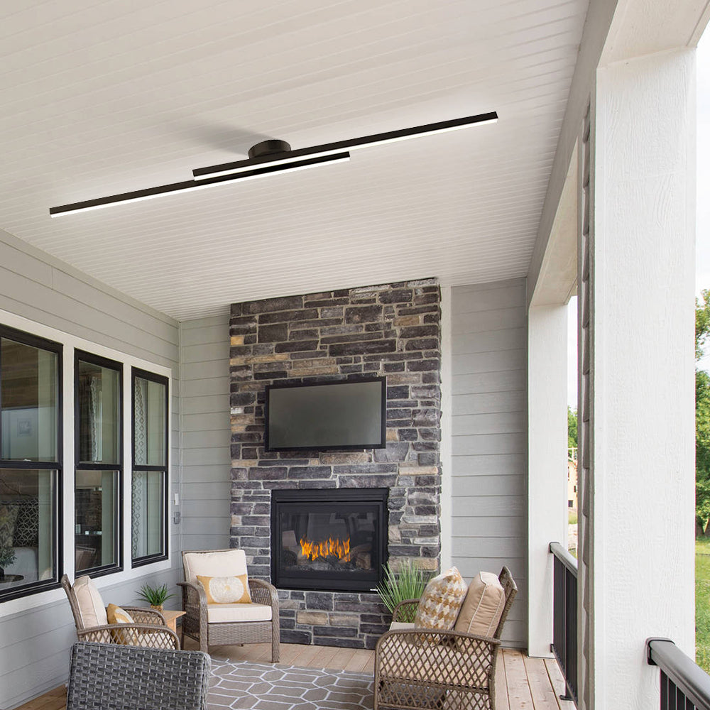 LumenVale Sade Alüminyum LED Yarı Gömme Tavan Lambası Oturma Odaları İçin