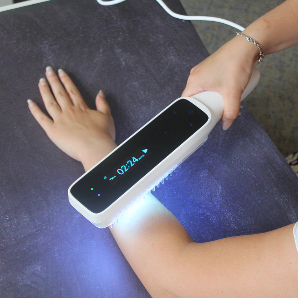 Dispositivo portatile per fototerapia UVB Philips 9W per psoriasi