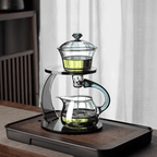 Arielle Infusore per Tè in Vetro con Dispenser Automatico Magnetico | Petprovac