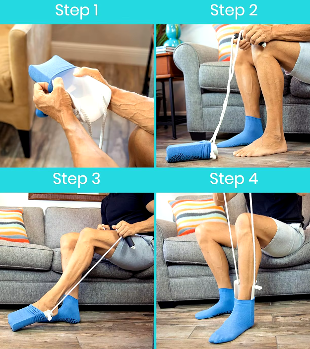 SockEase Sock Aid Pro: Yaşlılar ve İyileşme Sürecindekiler İçin Kolay Çorap Giyme Yardımı