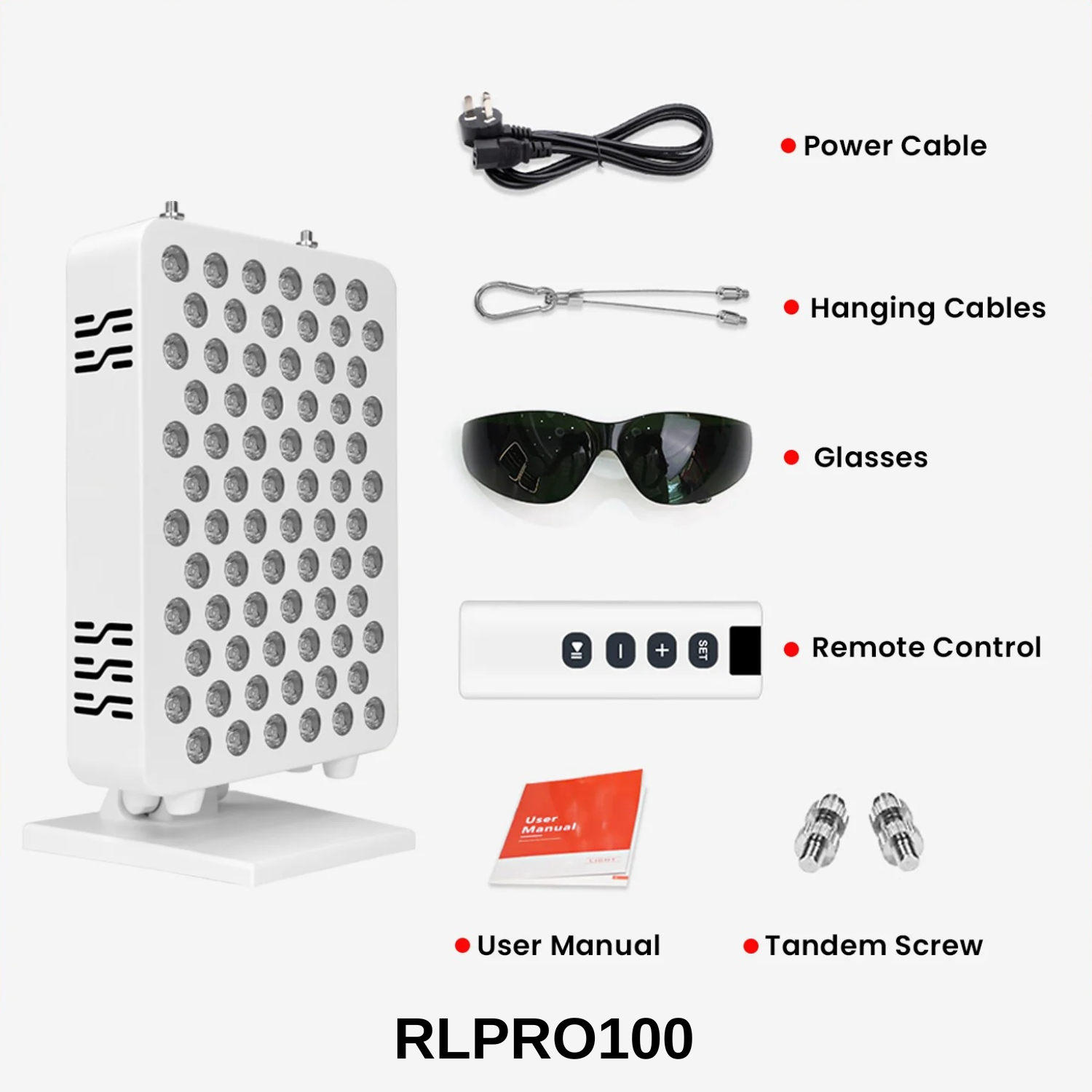 RLPRO Nine Wave Rotlicht-Panel für Hautgesundheit zu Hause