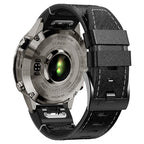 Arion TPU- og læderrem til Garmin Fenix 8 7X 6X Pro