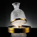 AureoSpin 1500ml Crystal Wine Decanter With Circular Rotation