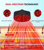 Čepice na růst vlasů s 120 červenými LED světly pro domácí použití