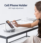 Lámpara de mesita de noche 4 en 1 AstraNova con carga inalámbrica rápida