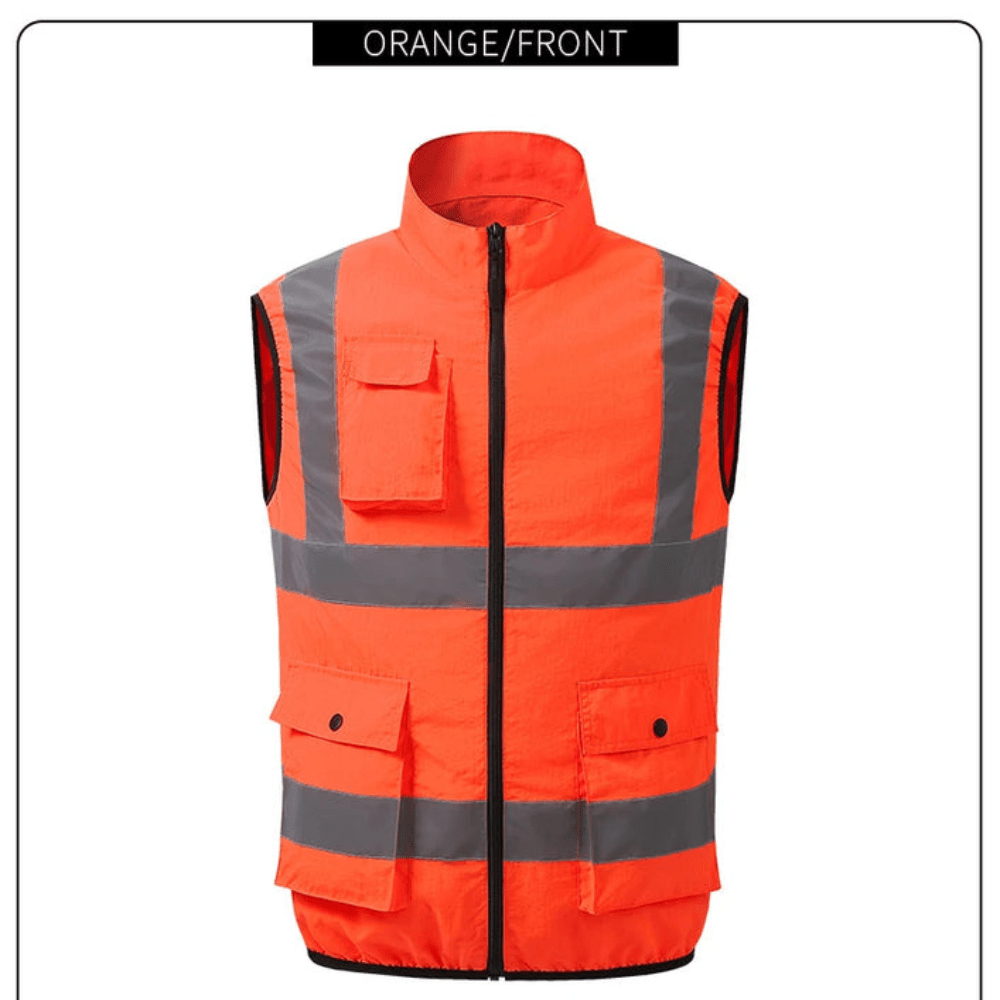Cooling vest with fan system for pleasant work comfort