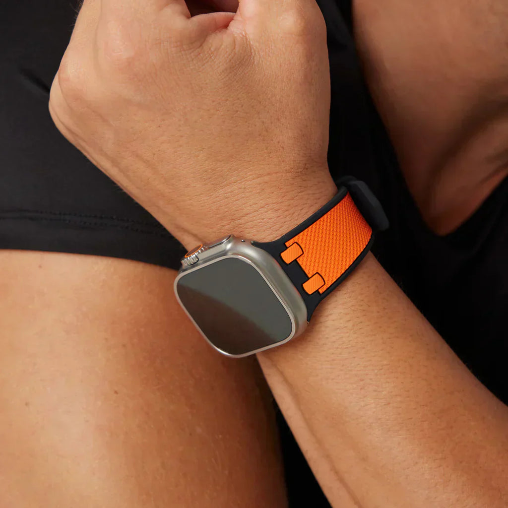 Aeria | Tweekleurige siliconen band voor Apple Watch | Petprovac