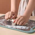 Tăietor din oțel inoxidabil cu două fețe, elegant