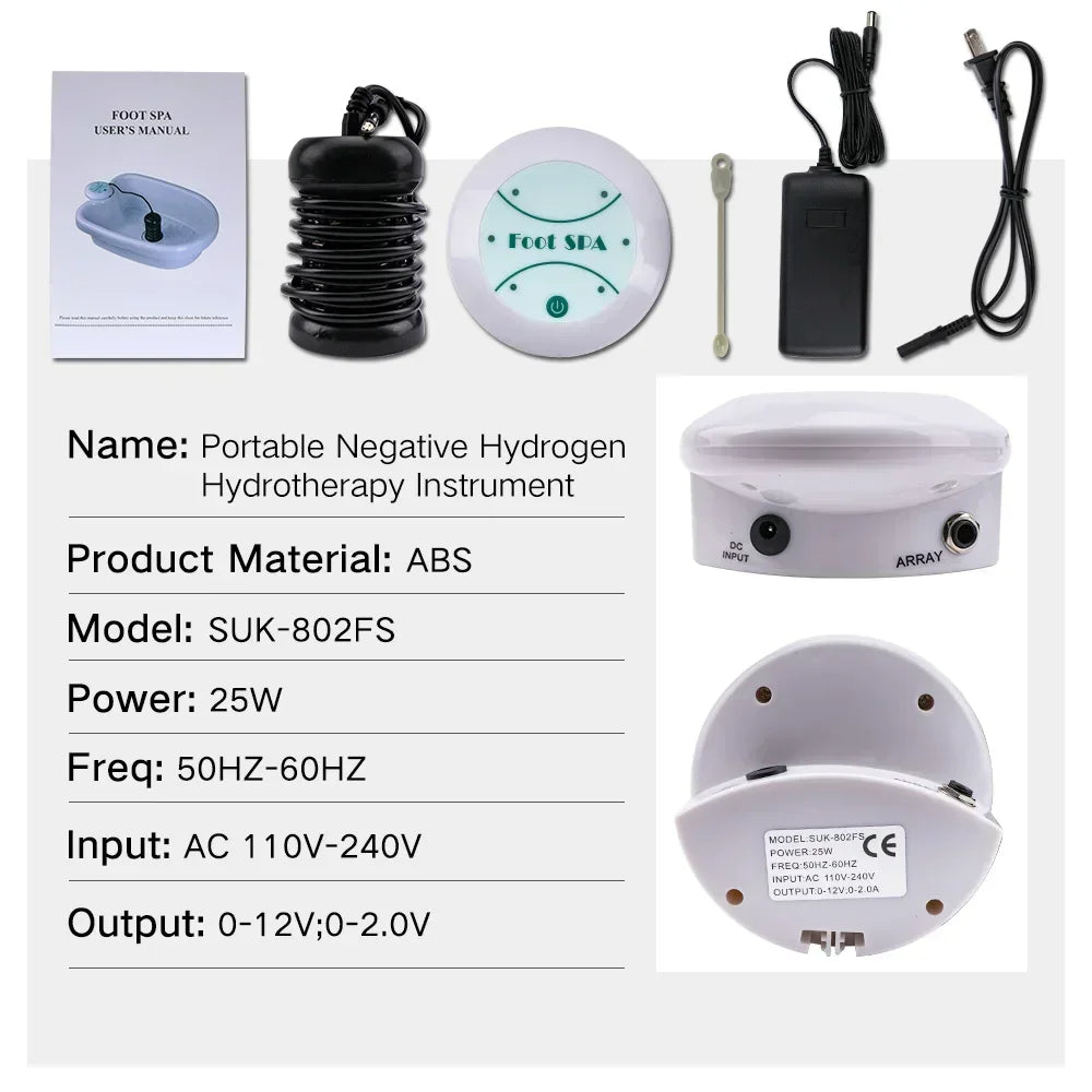 Ion Pure Tägliches Wellness-Fußbad für Erneuerung und Balance