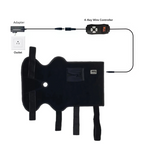 LumaPulse fod- og ankelrødt lys terapi bælte til hjemmebrug med smertelindring