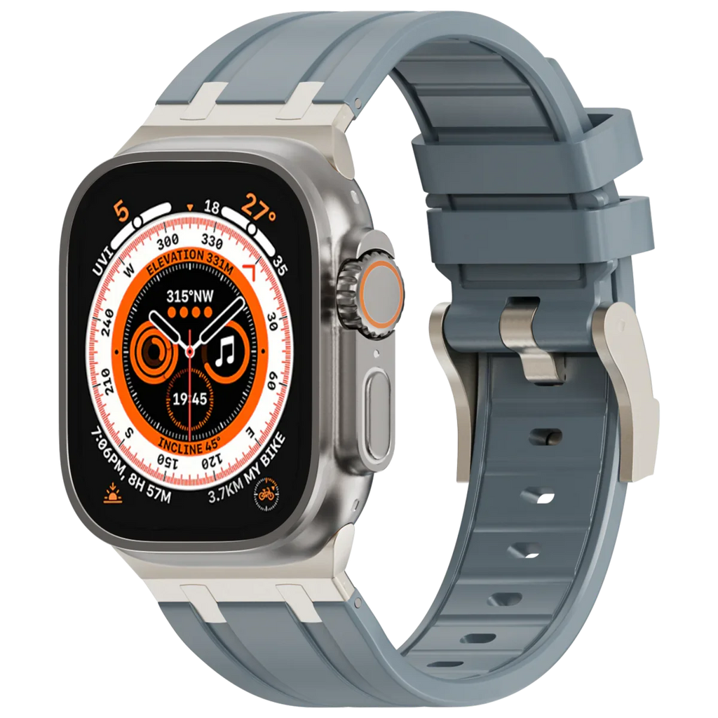 Deluxe Aurion Metal Head Silicone Band for Apple Watch | Petprovac