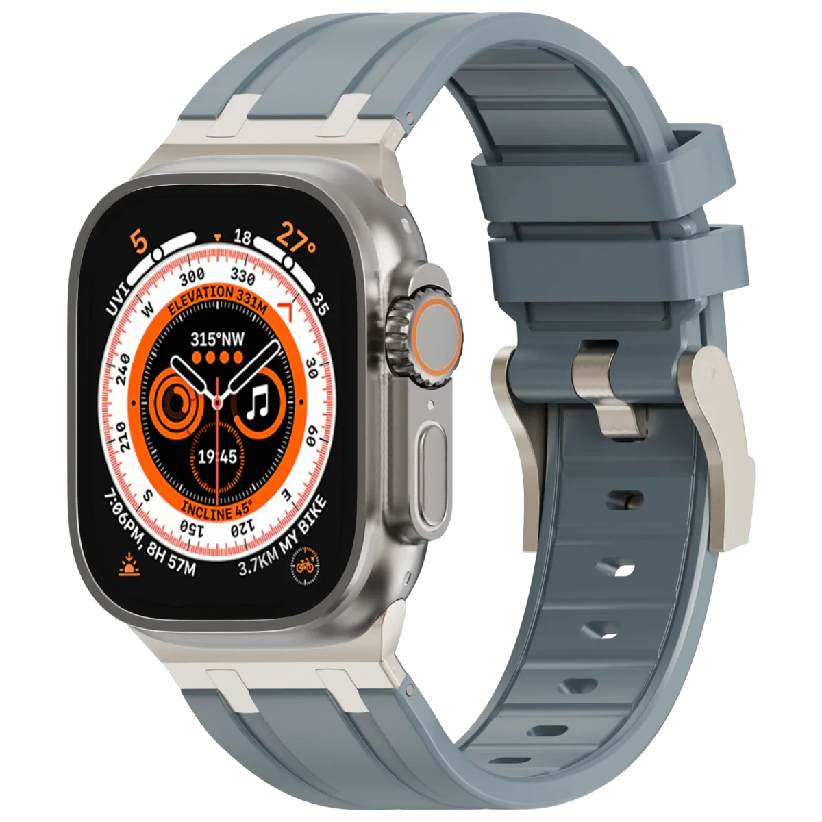 Deluxe Aurion metallhuvud silikonband för Apple Watch | Petprovac