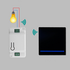Wireless Light Switch Receiver Kit For Easy Home Lighting Control And Remote Convenience