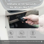 Stik og Brug OBD2 GPS Bilsporer Storbritannien Ingen Abonnement