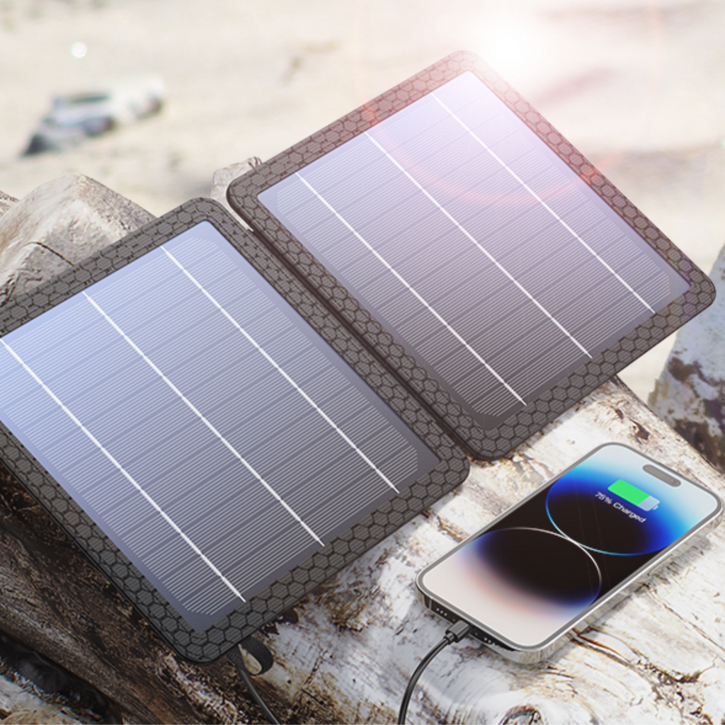 Portable Solar Charger for Travel and Camping