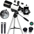 Telescopio portatile Moonwatcher con zoom 150x e treppiede