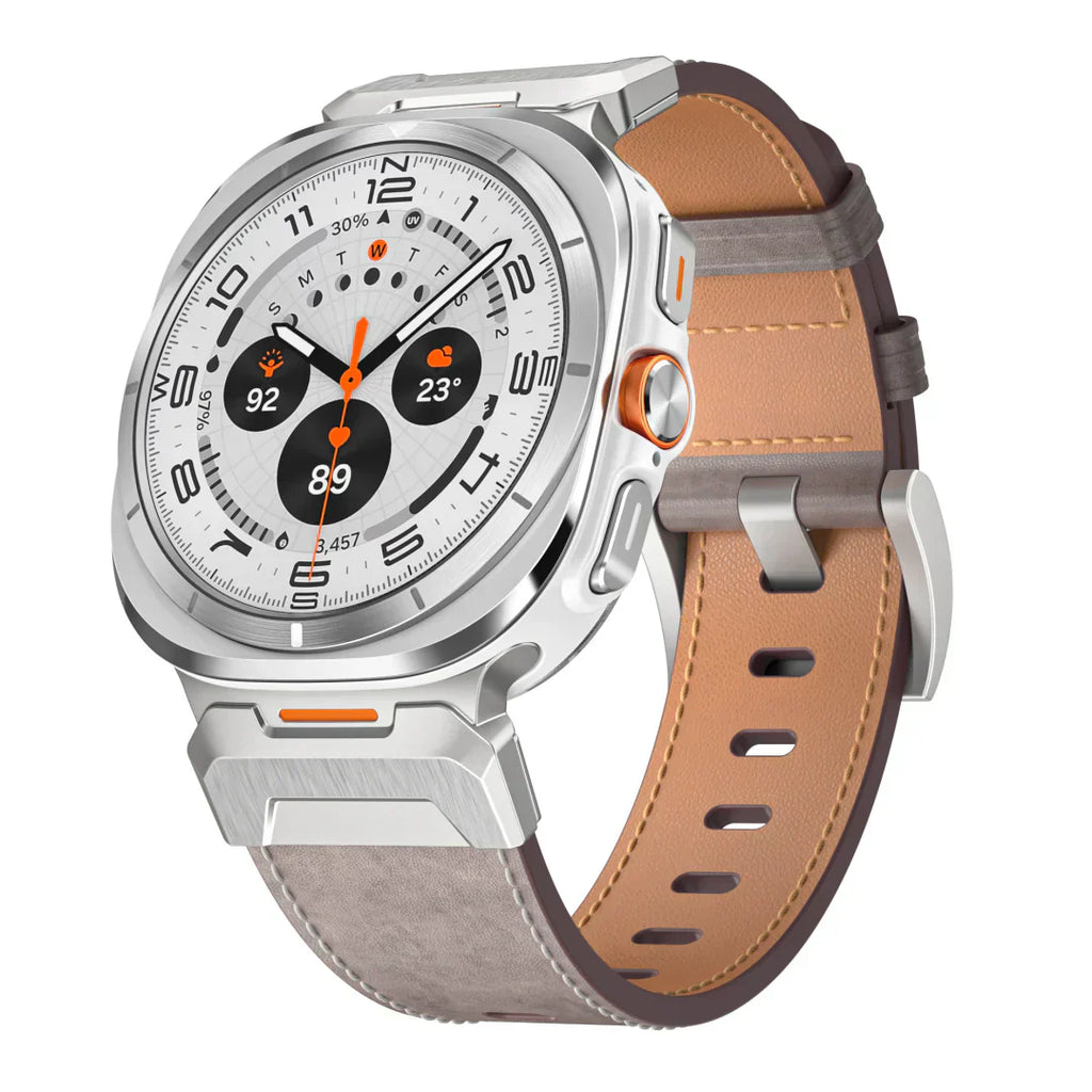 Marcell Correia de Couro Tática para Galaxy Watch Ultra | Petprovac