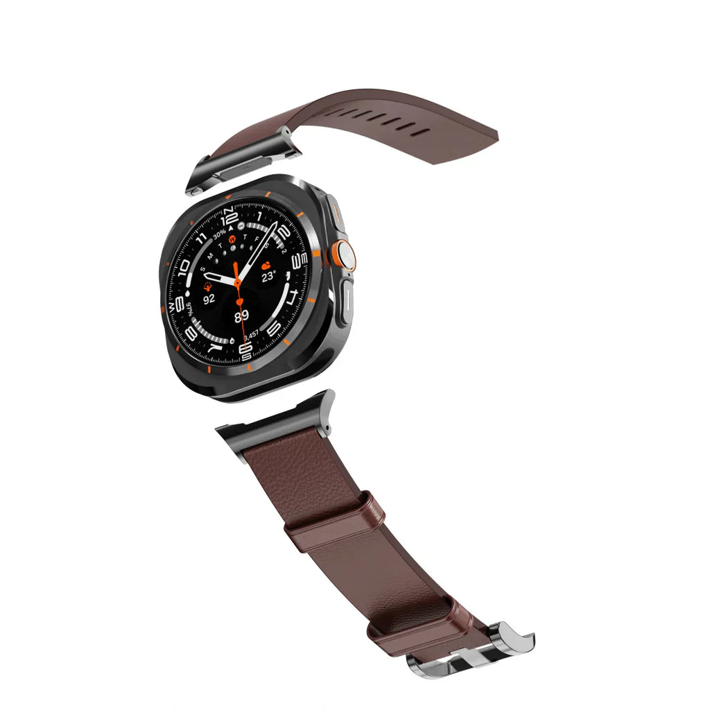 Kožený řemínek Valoren pro Samsung Galaxy Watch Ultra | Petprovac