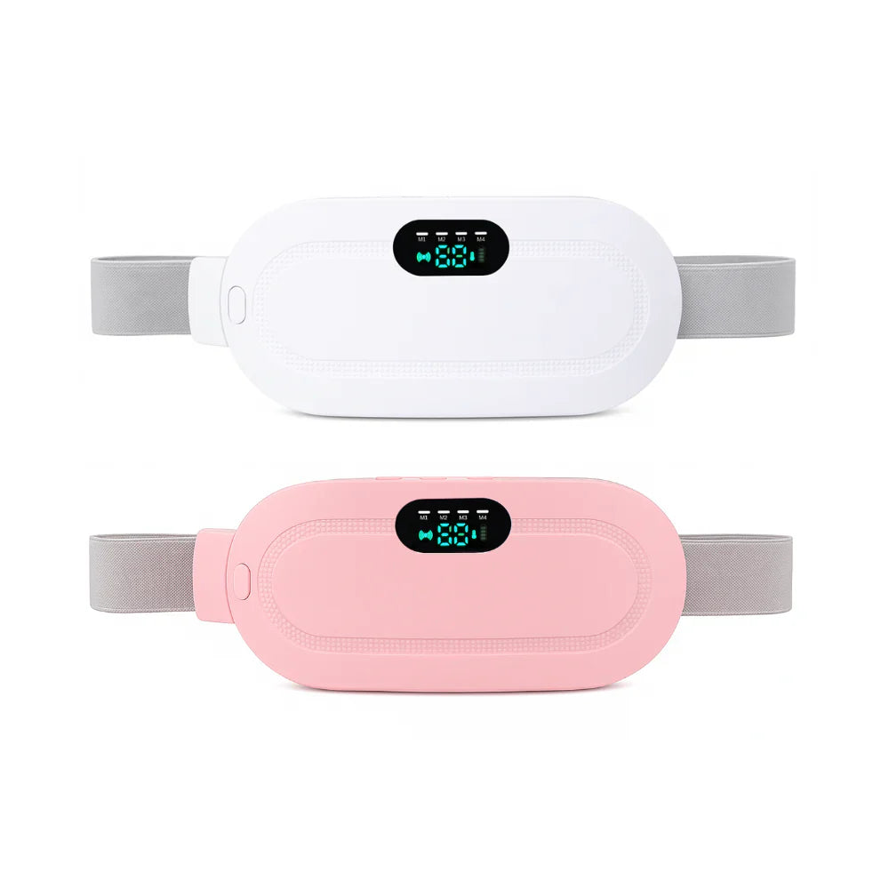 Cordless Period Heat Pad With Vibration And Three Temperature Settings