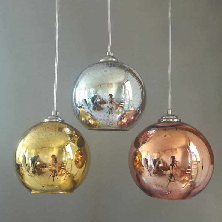 Prismora 3D Glass Dome Pendant Light - Colorful Modern