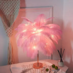FeatherLuxe Glow-lampe | Mykt stemningslys for stuer