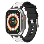 Aeria | Tweekleurige siliconen band voor Apple Watch | Petprovac