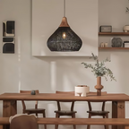 アステラ 手編み籐製 ペンダント照明 ボヘミアン天井用