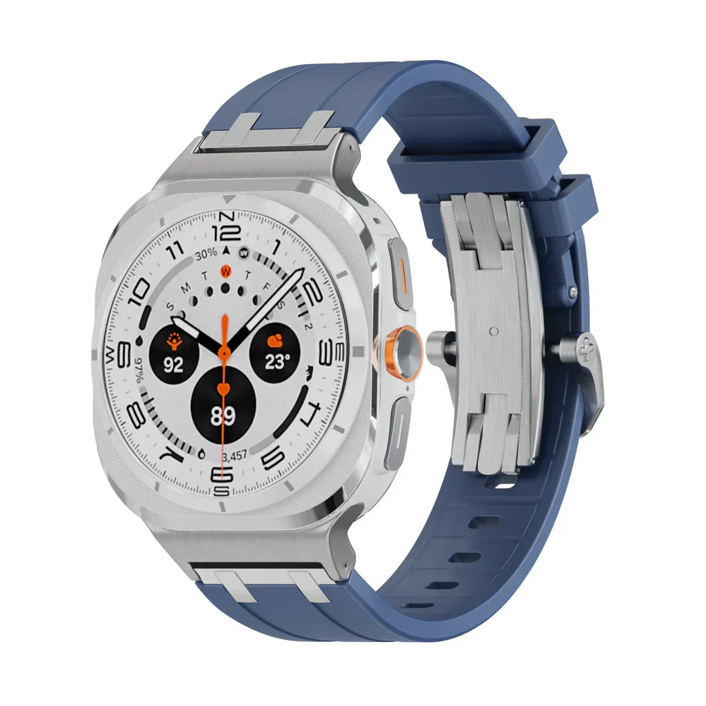 Nivora Silicone Watch Band With Butterfly Clasp For Samsung Galaxy Watch Ultra | Petprovac