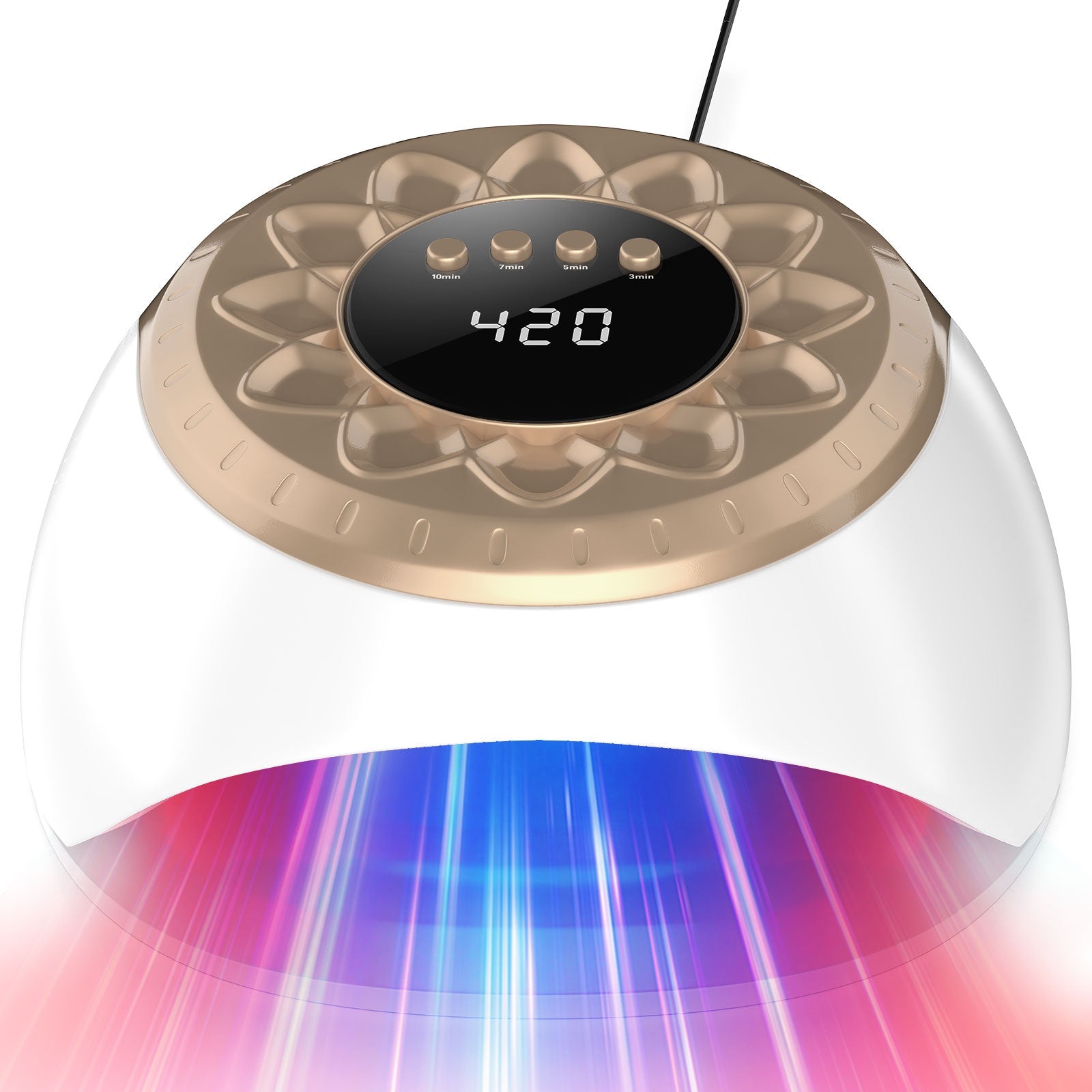 Blue And Red LED Nail Care Light For Fingers And Toes