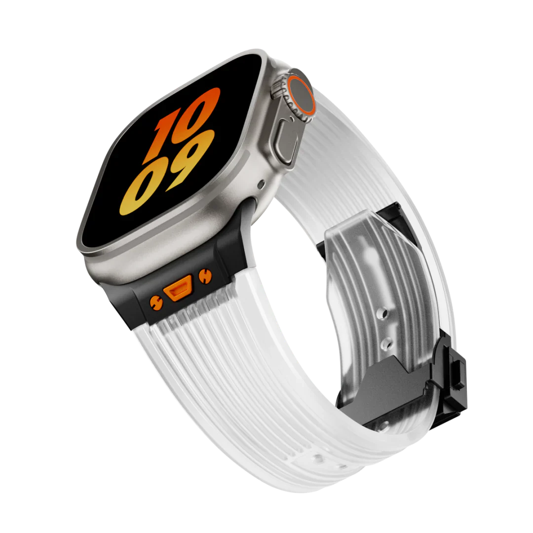 Avenza | Klar silikonearmbånd til Apple Watch | Petprovac