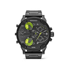 Stainless Steel Chronograph Quartz Watch – Elegant Men’s Luxury Timepiece