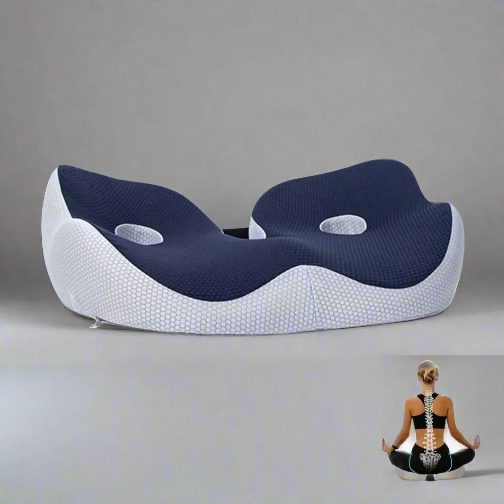 وسادة مقعد إيثرفليكس المريحة من رغوة الذاكرة لتخفيف ألم عظم الذنب وتحسين القامة