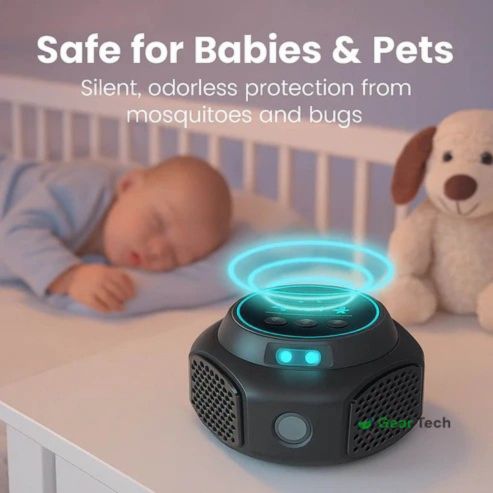 Wtykowy ultradźwiękowy odstraszacz szczurów cichy 3200 stóp kw. do użytku wewnątrz/na zewnątrz