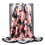 Large square scarf Simulation silk scarf All-match scarf Scarf