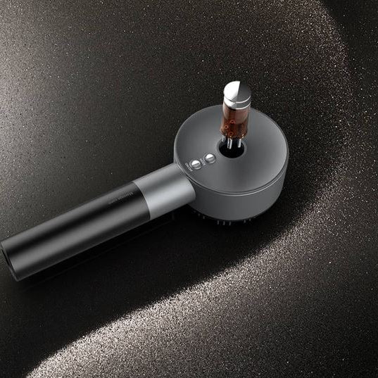 Massageador de Couro Cabeludo com LED Infravermelho para Crescimento Capilar com Óleo para Mulheres