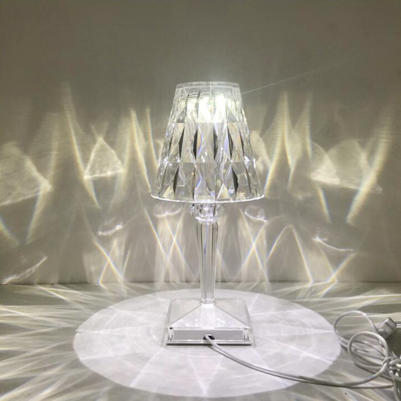 Eloria Crystal Touch Tischlampe mit dimmbarem Leuchten