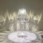 Eloria Crystal Touch Tischlampe mit dimmbarem Leuchten