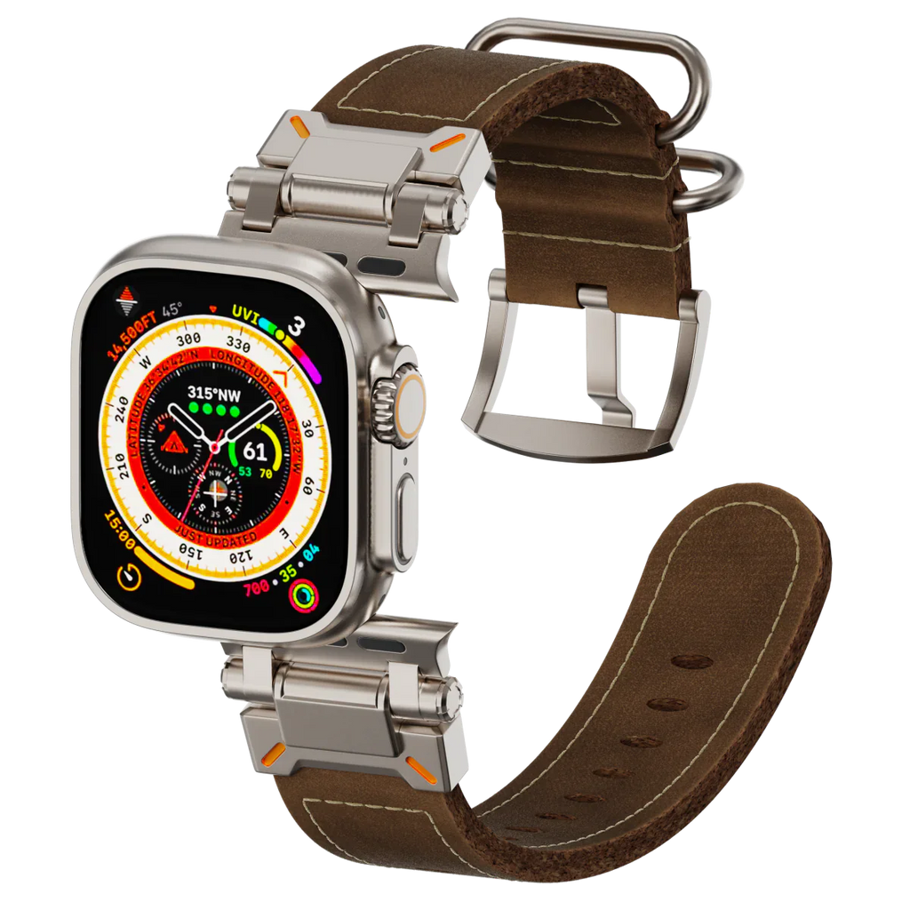 Cinturino in pelle tattico Sentinel per Apple Watch | Petprovac