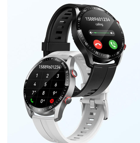 Férfi vízálló Bluetooth okosóra pulzusmérővel