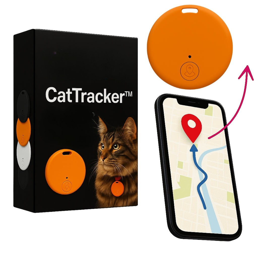 PawTrail GPS Katzen-Tracker Leicht Wasserdicht Echtzeit-Tracking