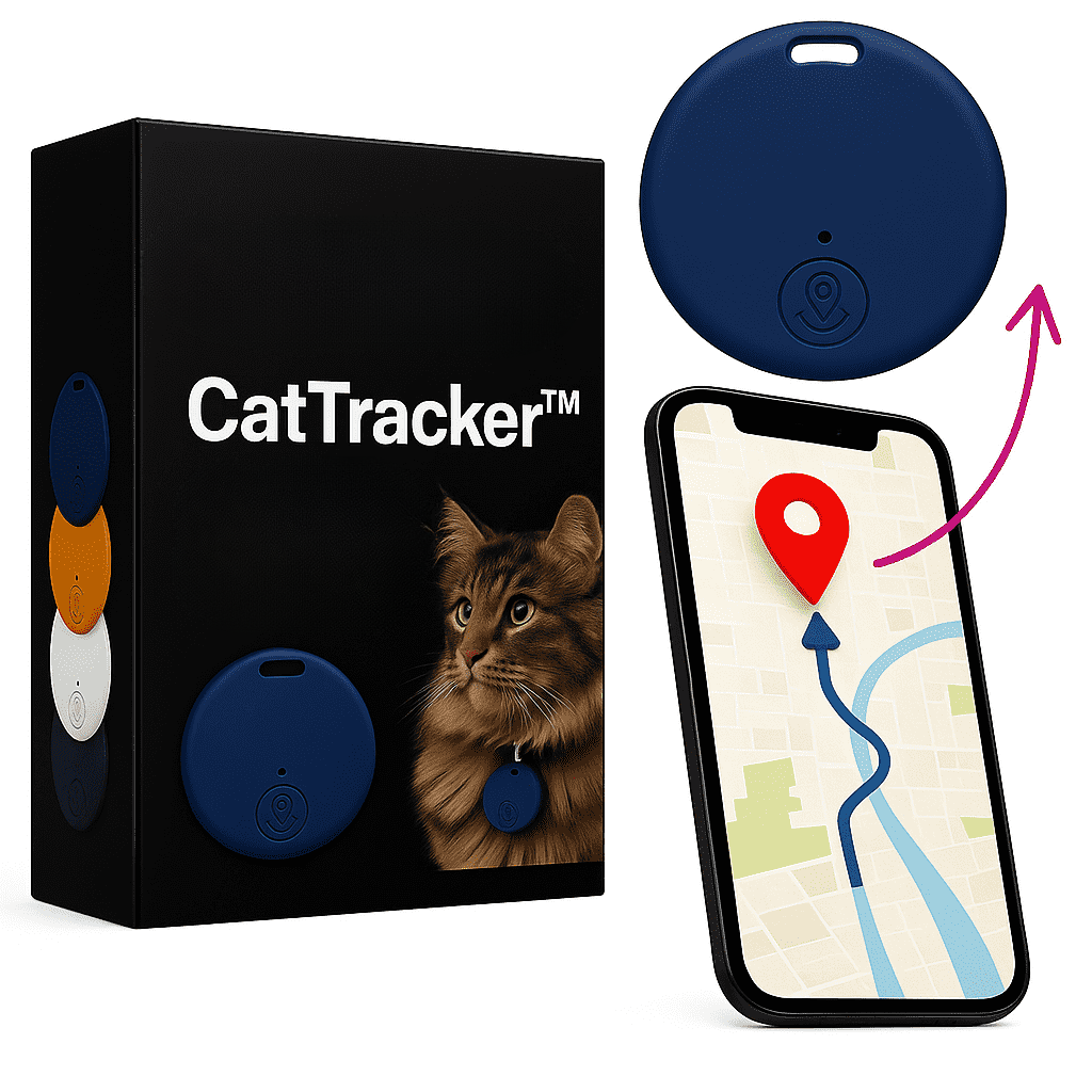 PawTrail GPS Katzen-Tracker Leicht Wasserdicht Echtzeit-Tracking