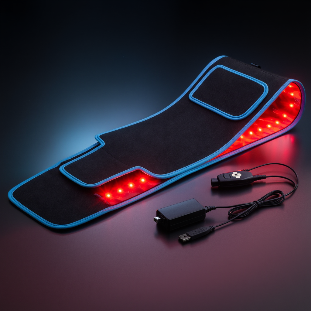 筋肉と関節の緩和のための赤色光と660nm・850nm LED搭載LEDベルト