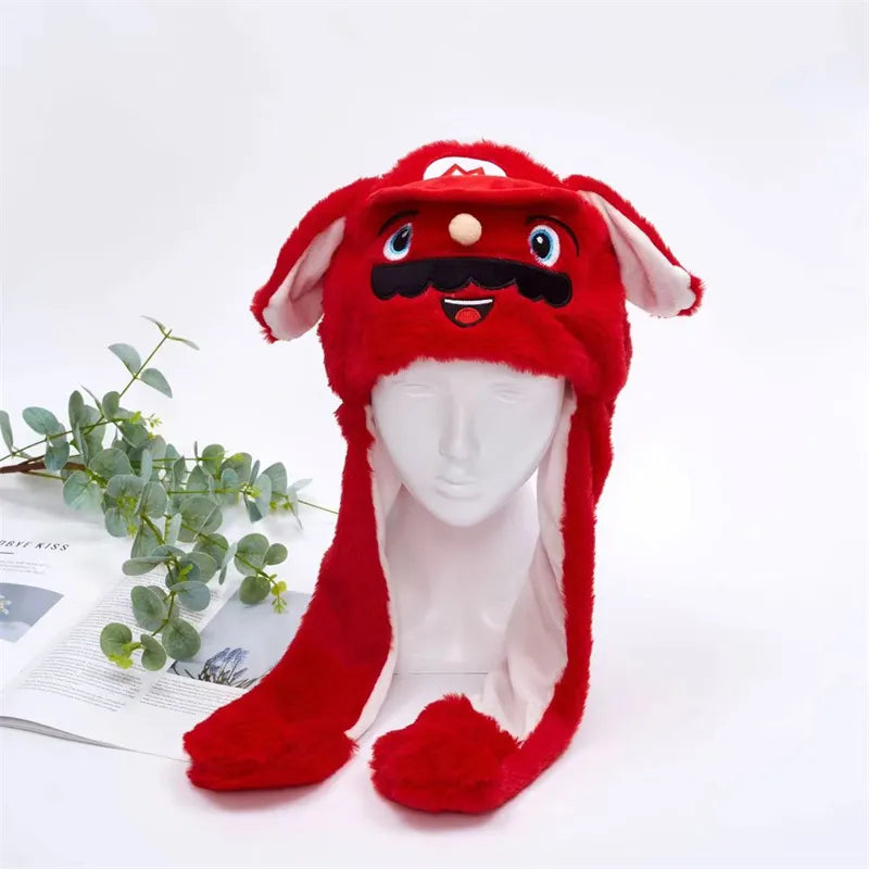 Funny hat with wobbly ears