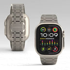 Arden | Dobbeltkædet Rustfrit Stål Blinkende Bånd Til Apple Watch | Petprovac