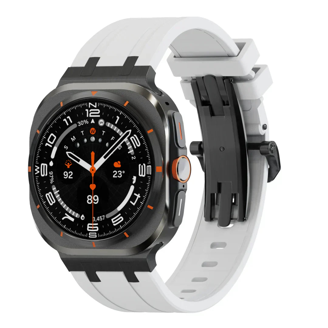 فيريللي | حزام سيليكون فاخر بمشبك فراشة لسامسونج جالاكسي ووتش ألترا | بيتبروفاك